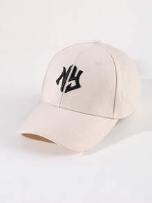 2pcs/Set Men's Letter Embroidered Baseball Cap, Suitable For Everyday Use