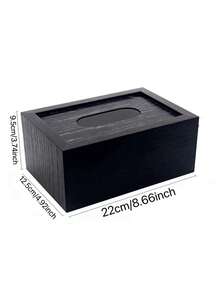 Premium Qualität Taschentuchbox, 3 Materialoptionen, 22 x 12,5 x 9,5 cm Größe nach dem Goldenen Schnitt, feuchtigkeitsbeständig, staubdicht, leicht zu reinigen, für verschiedene Einsatzbereiche geeignet, erhöht die räumliche Raffinesse - Verschiedenfarbig - Übersicht 10