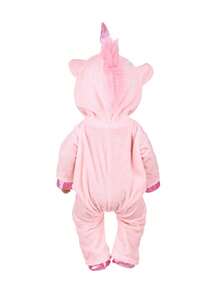 16-18 Inch Reborn Doll Clothes Unicorn Pattern Cute Animal Outfit DIY Costume For 43cm Dolls, Toys (Doll Not Included),Doll Clothes,Kids Toys,Doll