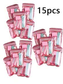 1/5/10/15 Packs Manicure And Pedicure Set , Mini Nail File And Wooden Nail Stick Set, Double-Sided Nail File, Wooden Cuticle Pusher, Nail Cleaning Tools, Nail Stick, Acrylic Nail Art Brush, For DIY Nail Polishing Care - Multicolor - View 13