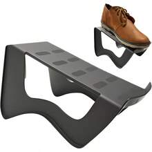 Shoe Space Saver, Shoe Stacking Organizer, Stackable Double - Layer Non - Slip Holder with Adjustable Design, Storage Solution Entryway Racks, Door Closets, Garage Shelves - atributo único - Ver 2