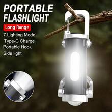 Multi-Function Keychain Light, Outdoor Portable Personal Light, Mini Emergency LED Work Light, Camping Flashlight - Multicolor - View 3