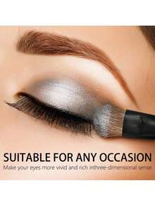 12 Colors Eyeshadow Palette With Brush Long Lasting Easy Makeup Brown Eyeshadow Palette Pink Eyeshadow Palette - 彩色 - 查看 4