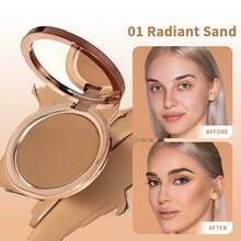 Pudaier 丝绸霜古铜色持久自然妆效古铜色修容不干燥透气彩妆面部彩妆化妆品 - #01 - 查看 13