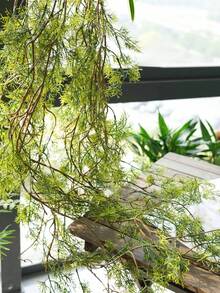 1/3件装人造苔藓垂吊植物，带藤蔓 - 仿真垂吊蕨类植物，适用于家居、花园、办公室、阳台装饰、感恩节装饰、酒店装饰、橱窗展示、人造绿植、人造树叶、情人节、礼品、室内/室外花园装饰、婚礼装饰。是感恩节、祖父母节的理想之选。 - 彩色 - 查看 2