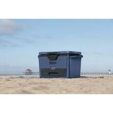 FrostVault Hard Cooler With Integrated Dry Storage Drawer 47 Litre Capacity Food  Temperatures Under 4 Degrees FB151BlANZ Blue - LakeshoreBlue - View 9