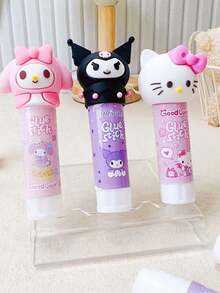 Sanrio 1pc HelloKittys   Solid Glue Cute Diy Crafting Rotating Model Making Supplies For Teens & Adults