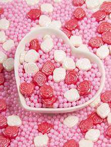 75g/2.6oz,Valentine's Day Edible Mix Sugar Sprinkles For Baking Cake Decoration Sprinkles,Macarons, Cupcakes, Waffles, Donuts, Lollipops Cupcake Biscuits Desserts Party Themed Parties Decoration - Multicolor - View 11