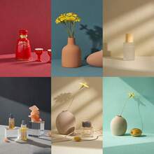 纹理摄影背景布 50x70cm 纯色 防水防尘 摄影背景 化妆品 服装 食品 现场道具