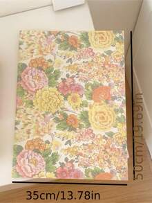 40pcs Haitang Flower Sleepless French Vintage Haitang Flower Kraft Paper High Quality Gift Packaging Paper Flower Gift Paper DIY - Multicolor - View 2