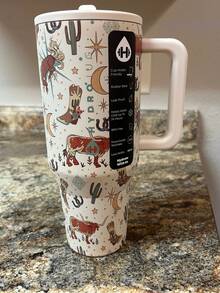Hydro-Jug 40oz Water Bottle Leak-Proof, Insulated, Travel Cup - Western Cowboy - View 4