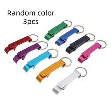 1pc/2Pcs/3Pcs Beer Bottle Opener Multifunctional Portable Aluminum Pocket Alloy Mini Key Pendant Personalise Bottle Openers - Multicolor - View 11