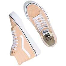 Vans أحذية رياضية كاجوال للنساء - بيج - مشاهدة 3