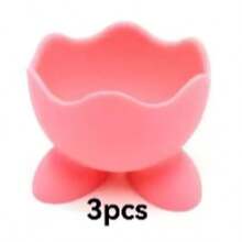 5 Stück/Set Silikon Eierbecherchen, geeignet für weich/hart gekochte Eier - Mehrfarbige Verpackung, mit Ständer, können Eier einzeln platzieren - spülmaschinenfest, leicht zu reinigen - Frühstück, Brunch, Morgen Küchenwerkzeug