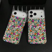 Vibrant Floral Pattern Phone Cover, Trendy And Artistic Design Perfect for  17, 16, 15, 14 PLUS, 13, 12, 11 PRO MAX, Ideal As a Gift. - Estilo 9 - Ver 5