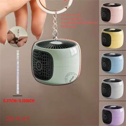 Llavero de altavoz mini portátil de acrílico plano 2D - Altavoz de viaje, accesorio de coche, gadget moderno, diseño estilizado, anillo resistente, material duradero, adecuado para propietarios de automóviles y entusiastas de la tecnología