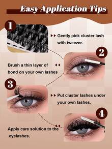 Zestaw kępek miękkich, puszystych rzęs 120D/100D/80D/60D/50D/40D/30D Grube kępki rzęs, pojedyncze rzęsy, sztuczne rzęsy z norek, kępki D+Curl, 10MM/12MM/14MM/16MM/18MM, efektowne przedłużanie rzęs, kępki rzęs, makijaż DIY (200/180/140 szt./pudełko)