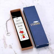 Thinking of You Gifts for Women Men - Marcador de acero inoxidable para amigos compañero de trabajo marcapáginas de aliento divertido con texto "I Miss You Gifts for Her Him Get Well Soon Birthday - como en la foto - Ver 7