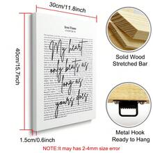 1pc Framed/Unframed Fourth Wing Book Quote Canvas Poster Bookclub Bookish Wall Art Print Painting For Book Lover,Apartment,Living Room,Bedroom,Modern Home Decoration - Multicolor - View 9