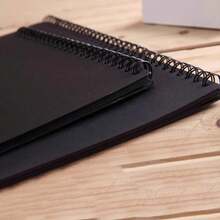 A4 Black Paper 200GSM, 20 Sheets Thick Dark Black Paper Card For Chalkboard, Scrapbook, Greetings, Invitations, Postcards, Index Cards, And Notecards. - Yaxin Black - 200g - View 7