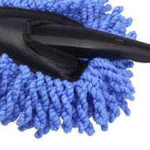 Brosse à cire en microfibre pour voiture : balai et plumeau pour nettoyer le tableau de bord sans le rayer, idéal pour la maison et le bureau. - Bleu azur - Voir 9