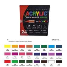 12/24/36/48/60/72 Colors Alcohol-Based Marker Pens, Dual Tip Brush & Chisel Markers, Mixed Color Set, Opaque Watercolor Markers For Art Markers, Calligraphy, Scrapbooking, Hand Lettering, Card Making, Black Paper, Stone Painting, Christmas Decoration, Wood, Plastic, Canvas, Office & School Supplies, Anime, Manga, Halloween, Christmas Gifts, Birthday Presents - Multicolor - View 16