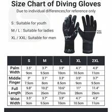 - Guantes de Neopreno 3 mm, Guantes de Neopreno, Antideslizantes, para Buceo, Surf, Kayak, Snorkeling, Vela, nautismo, Guantes de Neopreno para Hombre y Mujer - G + Color gris. - Ver 8