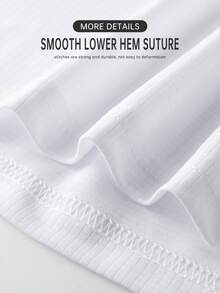 4pcs Men's Sleeveless Sports Vest, Lightweight Casual, Fitness Running Tank Top - White - View 9