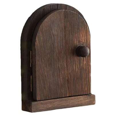 Wooden Decorative Hidden Outlet - No Drilling Wall Outlet Frame, Wooden Fairy Door Design | Decoration Cover For Kitchen, Bedroom, Living Room, Children's Room
