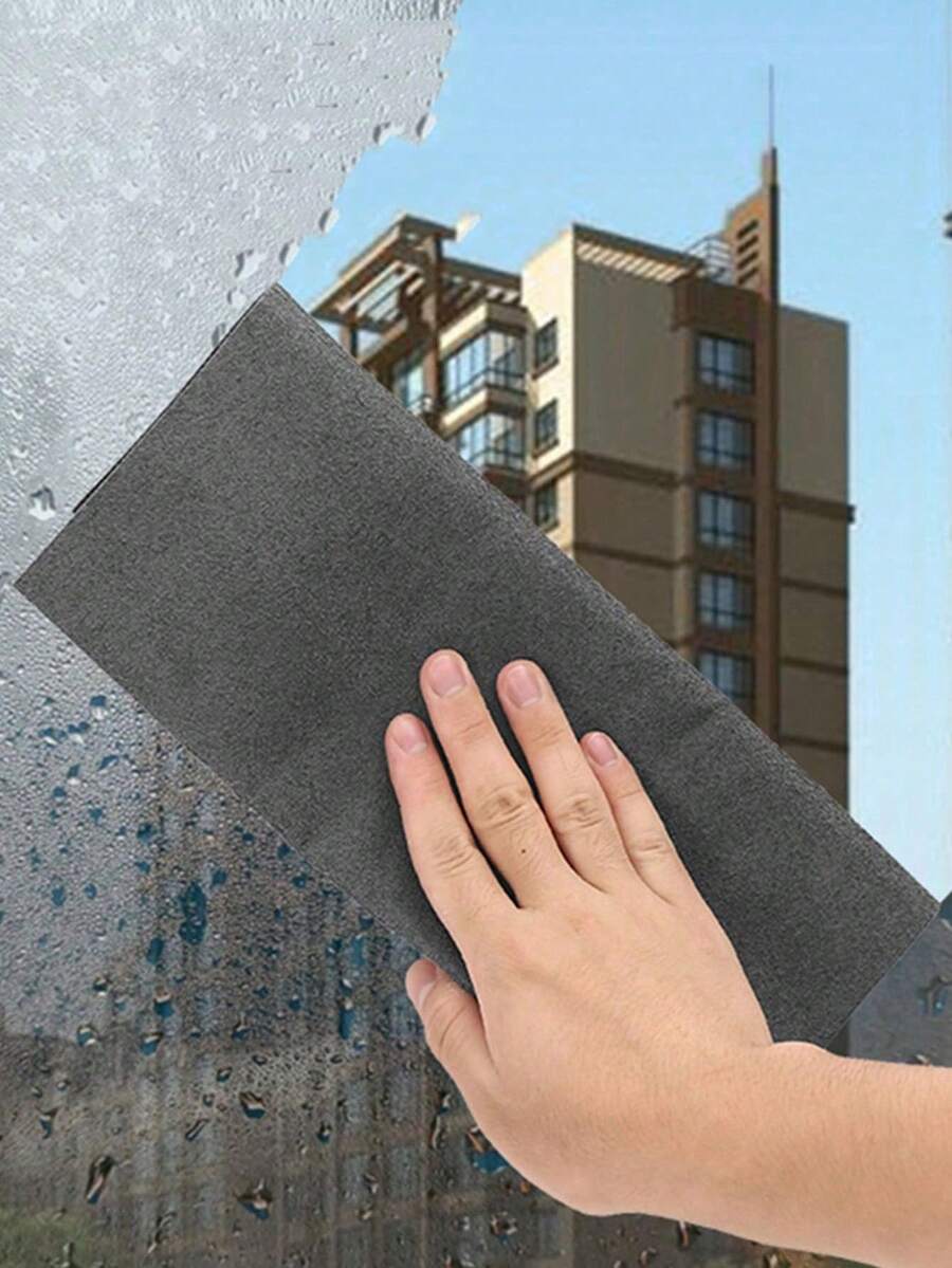 10pcs Magical Glass Cleaning Cloths, Streak-Free And Lint-Free Wiping, Reusable Glass Cleaning Rags, Household Cleaning Cloths For Kitchen, Bathroom, Home