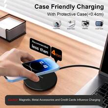 15W Fast Car Charger, Compatible With Apple 17/16/15/14/13/12/11, Non-Detachable Design, Integrated Phone Navigation And Charging Function, Magnetic Adsorption, Compact And Portable, Universal Car Charger - Essential For Your Car, Worry-Free Charging While Driving - Multicolor - View 9