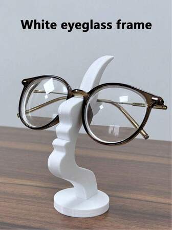 Unique Curved Eyeglass Frame Stand, Artistic Storage Solution To Enhance Desk Or Nightstand Decor, Practical Minimalist Black Design Gift, Sunglasses Stand, Sunglasses Case, Eyewear Storage