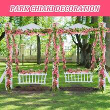 1/4/80pcs 6.5ft Artificial Wisteria Wreath, Hanging Artificial Wisteria Vine Wreath, Artificial Plant Vines, Artificial Decor, Suitable For Home Decor, Room Decor, Garden Decor, Wall Decor, Indoor/Outdoor Decor, Bedroom Decor, Wedding Decor, Dining Table Decor