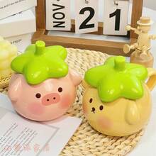 1 szt. Kubek z uroczym rysunkowym prosiaczkiem i psem, kreatywny kubek na wodę dla uroczej pary, elegancki kubek do kawy do domu/akademika, prezent dla dziewczyn, koleżanek z klasy, przyjaciółek, na urodziny, Walentynki - Wielokolorowe - Zobacz 10