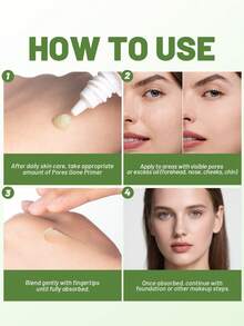 Pudaier 控油遮瑕啫喱妆前乳 - 隐形毛孔隔离霜，遮盖瑕疵，持久妆效，妆前乳，滋养保湿肌肤。 - 01 - 查看 5