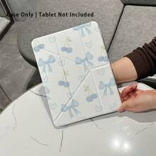 Ốp bảo vệ bằng pha lê acrylic với hiệu ứng tranh vẽ nhiều màu sắc, tương thích với iPad thế hệ thứ 10, iPad 10.2/Mini 6/Mini 7/9.7", Galaxy Tab A9 Plus, 3+Y, có thể gập lại chống cong vênh, các góc được gia cố bằng silicon, tự động bật/tắt màn hình, khe cắm bút cảm ứng tích hợp, chân đế gập đa góc - Bảo vệ hoàn hảo hàng ngày, món quà lý tưởng cho kỳ nghỉ. - Nhiều màu - Xem 4