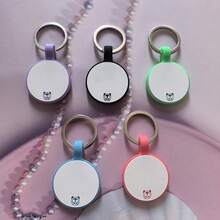 5pcs Silicone Dog Tag Set, Personalized Pet ID Tag, Quiet, Waterproof, Durable, Customizable Pet Name Plate - Multicolor - View 5