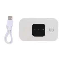 Portable Wifi High Speed White Portable Small 4G Mobile WiFi Hotspot Router For Phone Laptop Desktop Tablet,Type: Plug In Card (SIM Card Not Included) - White - View 3