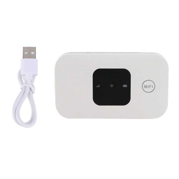 Punto de acceso WiFi portátil de alta velocidad blanco, pequeño y portátil, router móvil 4G para teléfono, computadora portátil, computadora de escritorio, tableta, tipo: tarjeta enchufable