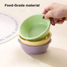 Elevated Ceramic Cat Bowls With PP Stand For Food & Water – Whisker Fatigue Shallow Food Dish, Lead & Cadmium-Free, Raised Height For Cats