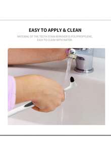 Manual Teeth Stain Remover, Tartar Scraper, Teeth Whitening Tool, Teeth Stain Cleaning Stick, Professional Teeth Polishing & Bleaching Cleaner, Manual Teeth Cleaning Device, Teeth Stain Remover, Tooth Plaque Eraser, Teeth Stain Cleaning Brush, Teeth Cleaning Micro-Abrasive Tool For Removing Tobacco, Tea, Tartar And Calculus Stains, Reusable And Washable With Water - Multicolor - View 10