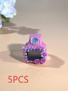 1pc Elegant Flower Ring Tally Counter, Mini Tasbih Ring Counter, Step Tracker, Suitable For Holiday Gatherings As Gift - Multicolor - View 21