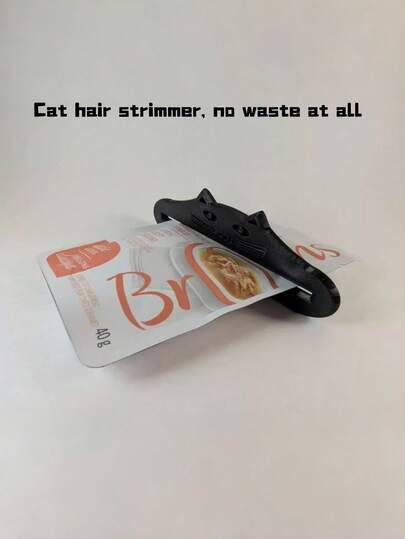 1pc New Portable Cat Food Squeezer, Pet Paste Squeezer, Cat Stick Feeder, Durable Plastic Material, Sauce Bag Squeezer, Suitable For Various Sauce Bags, Can Squeeze All Kinds Of Puree, Outdoor & Home Kitchen Squeezing Assist Tool, Handheld Feeder