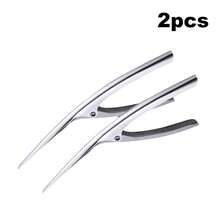 2/1 包装虾线去除器 - 不锈钢虾剥壳器 - 厨房虾线去除清洁刀