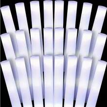 CamelParty Personalized LED Foam Glow Sticks 38/70/100 Pcs – Custom Light Up Party Favors For Weddings, Soft Glow Wands, Birthdays, Bachelorette Parties, Concerts & Celebrations - trắng - Xem 6