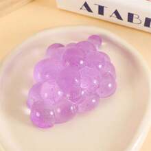 Transparent Grape Squeeze Toy, Stress Relief Fidget Toy, Quick Rebound Realistic Fruit Squeeze Toy - Multicolor - View 7