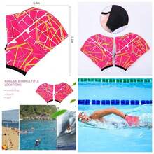1 Pair Swimming Gloves Aquatic Fitness Resistance Gloves Webbed Gloves Swimming Training Webbed Gloves Exercise Equipment Pools Swim Gloves Women - G - Ver 1
