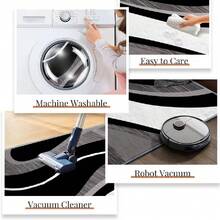 Premium (1200g/㎡) / Velvet Version Large Area Carpet, The Premium Version Uses High-Density And Thick Material. This Luxurious Carpet Can Perfectly Match Various Home Styles. It Adopts Machine Washable Design For Easy Daily Cleaning. The High-Density Material With Anti-Slip Particle Backing Effectively Prevents Fading.