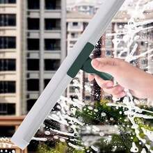 1pc Magic Silicone Broom, Stainless Steel Floor Squeegee For Home, Kitchen, Bathroom, Wall, Glass Cleaning - Green - View 6