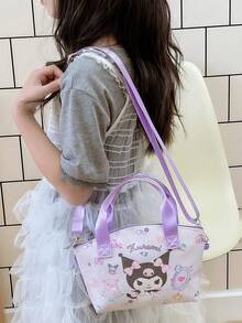 Sanrio Hello Kitty Crossbody Bag, Zipper Closure, Adjustable Strap, Cute Animal Print Synthetic Leather Wallet, Coin Purse, Women's Wallet, Birthday Gift (Blue), Hello Kitty Wallet, Daily Accessory, Playful Design, Secure Zipper Closure, Compact Handbag, Adorable Style, Durable Material, Compact Handbag, Must-Have For Kitty Lovers - Multicolor - View 4